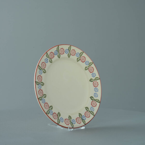 Victorian Floral Plate - Dessert Size