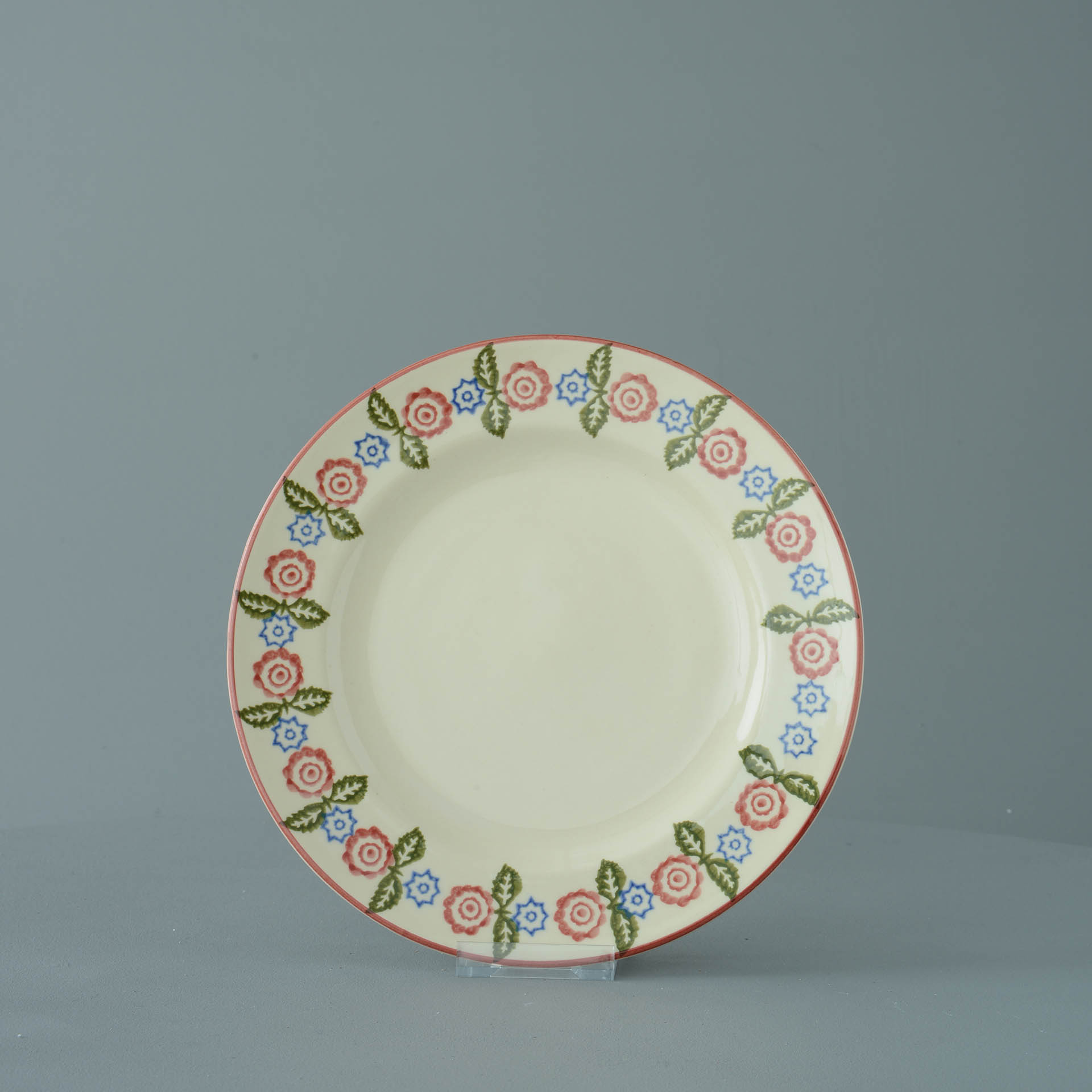 Victorian Floral Plate - Dessert Size