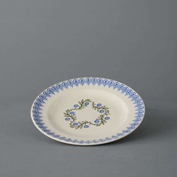Floral Garland Plate - Dessert Size