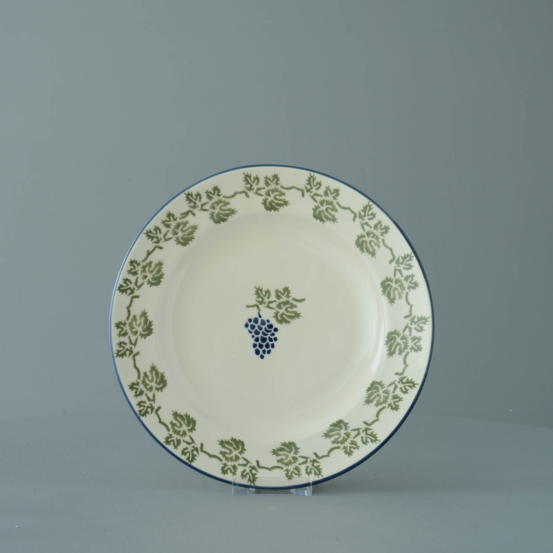Grapes And Vine Plate - Dessert Size
