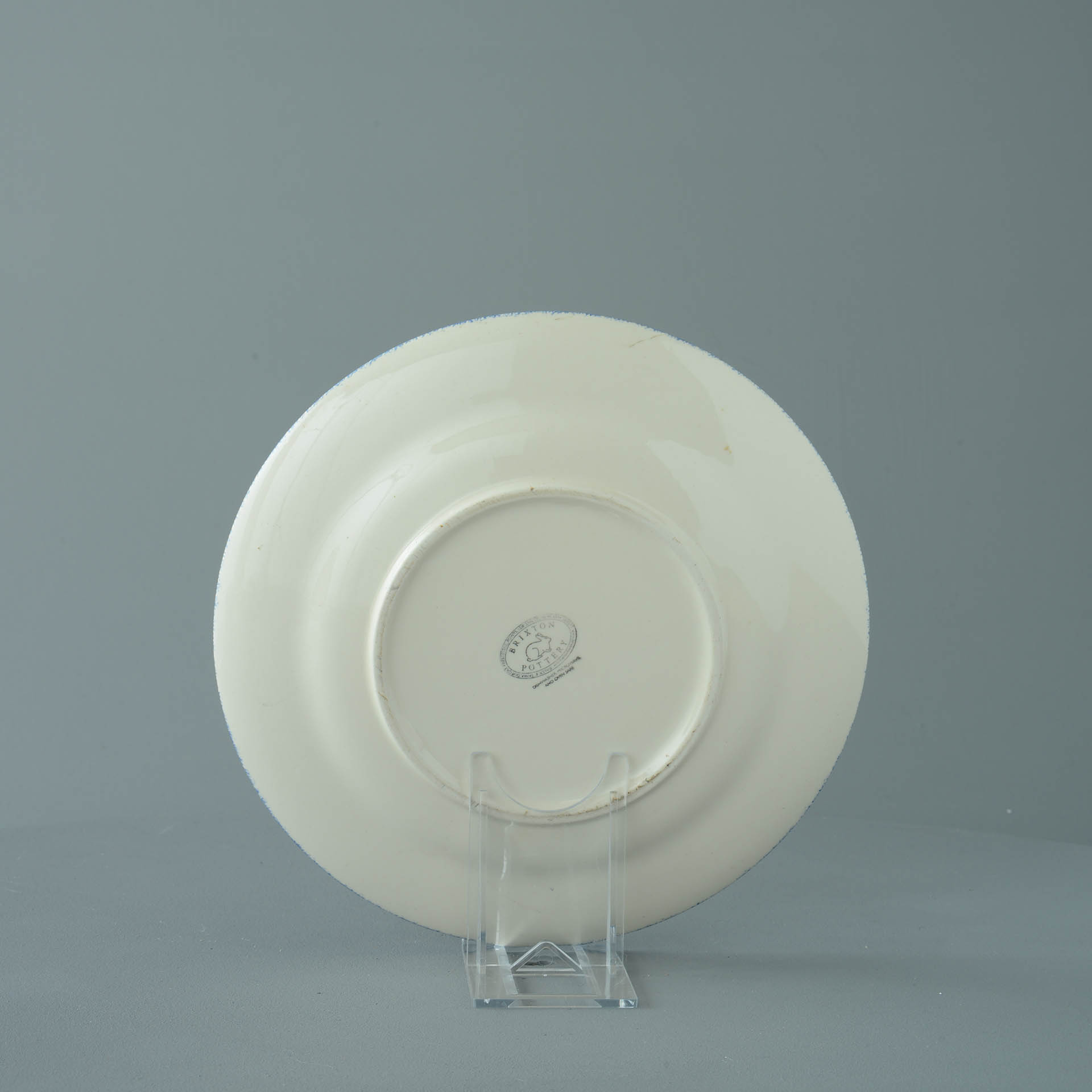 Lacey Blue Plate - Dessert Size