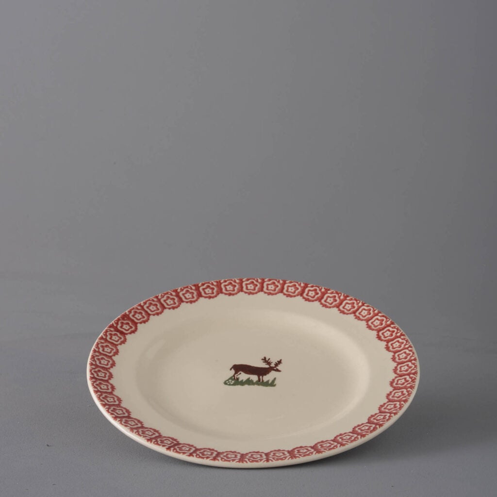 Reindeer Plate - Dessert Size