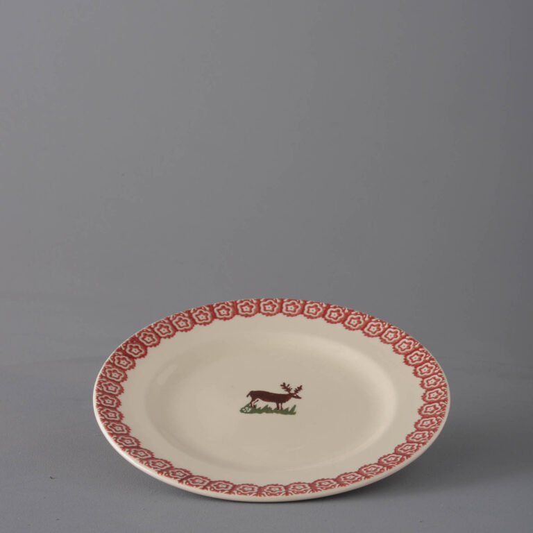 Reindeer Plate – Dessert Size