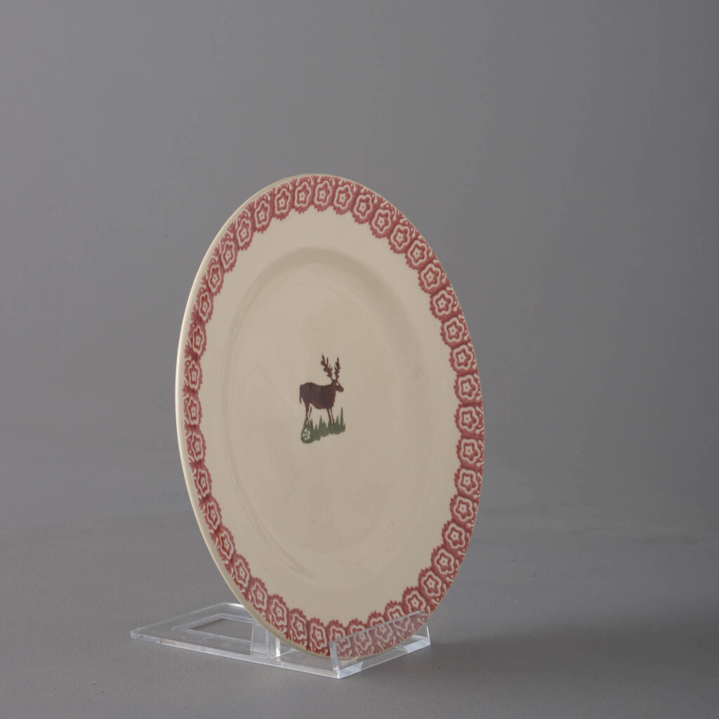 Reindeer Plate - Dessert Size