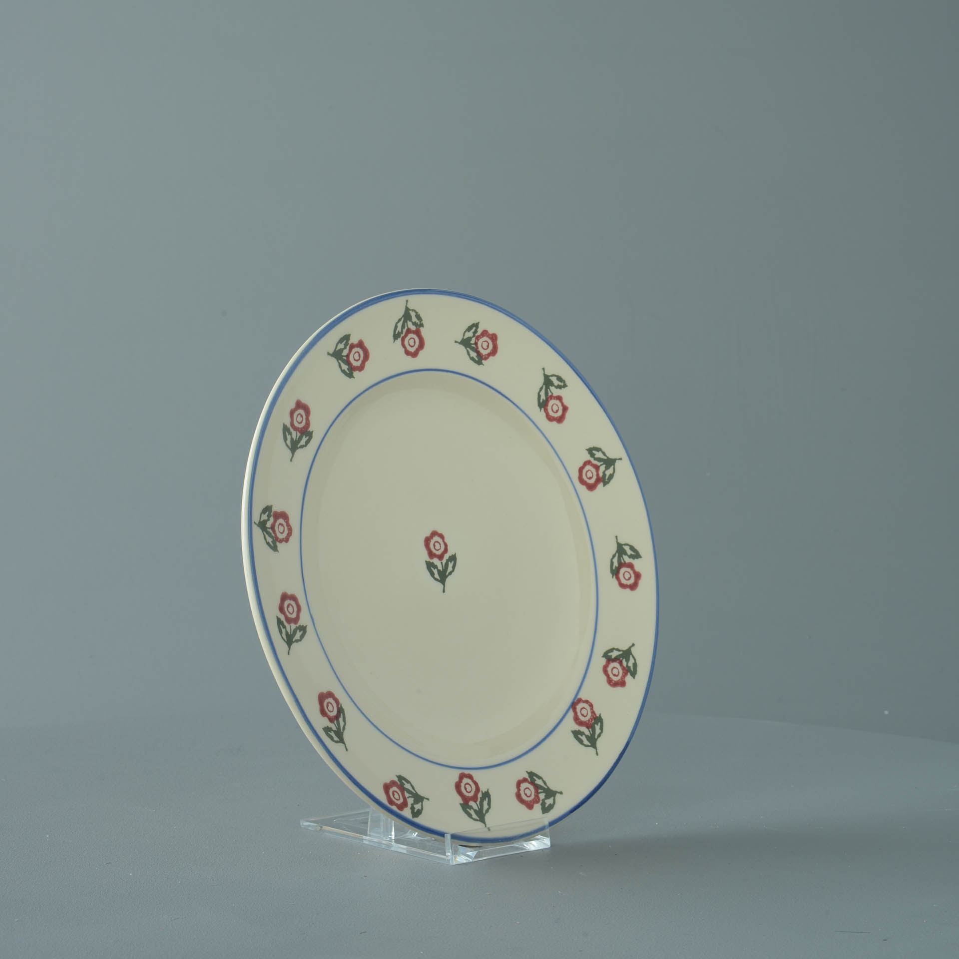 Scattered Rose Plate - Dessert Size