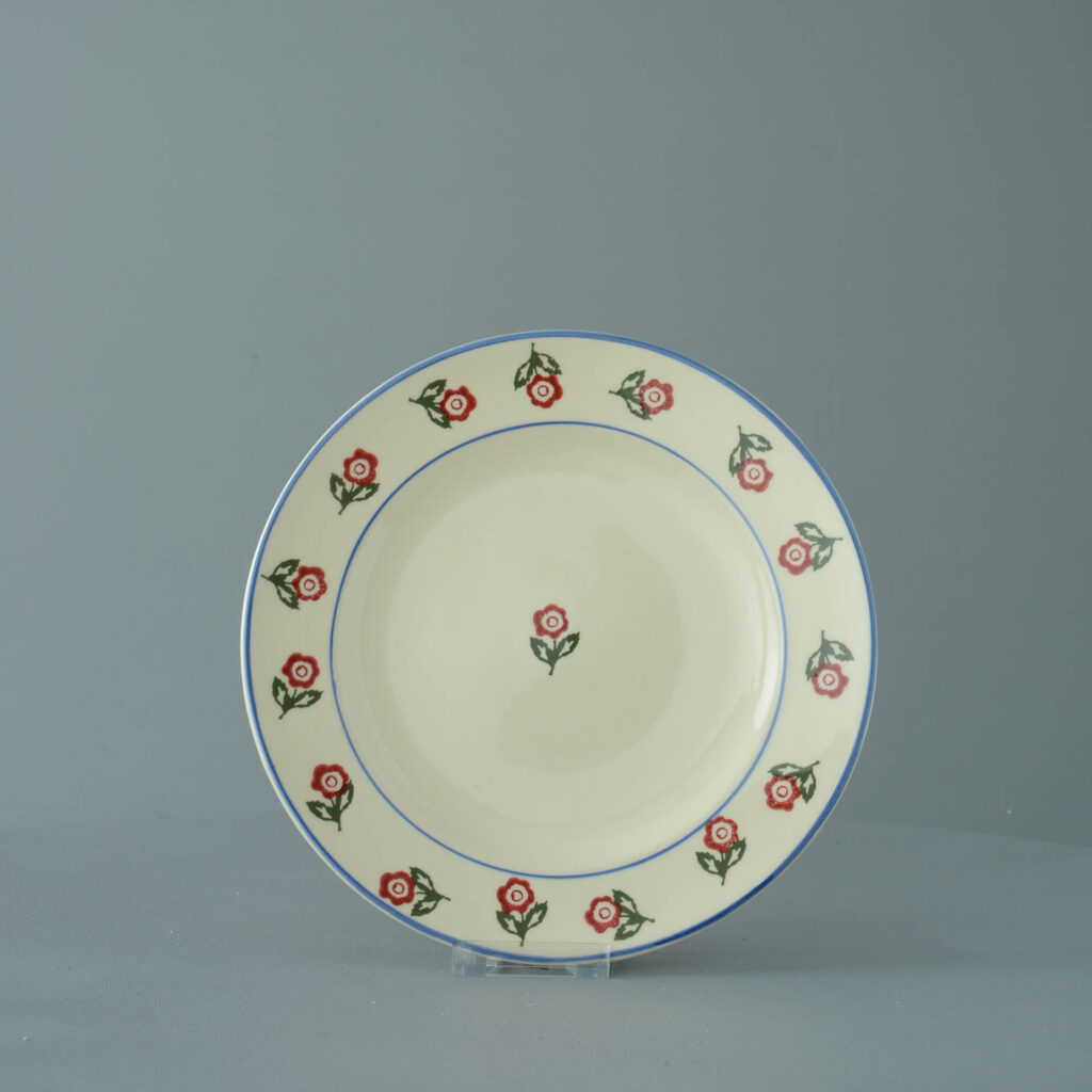 Scattered Rose Plate - Dessert Size