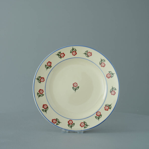 Scattered Rose Plate - Dessert Size