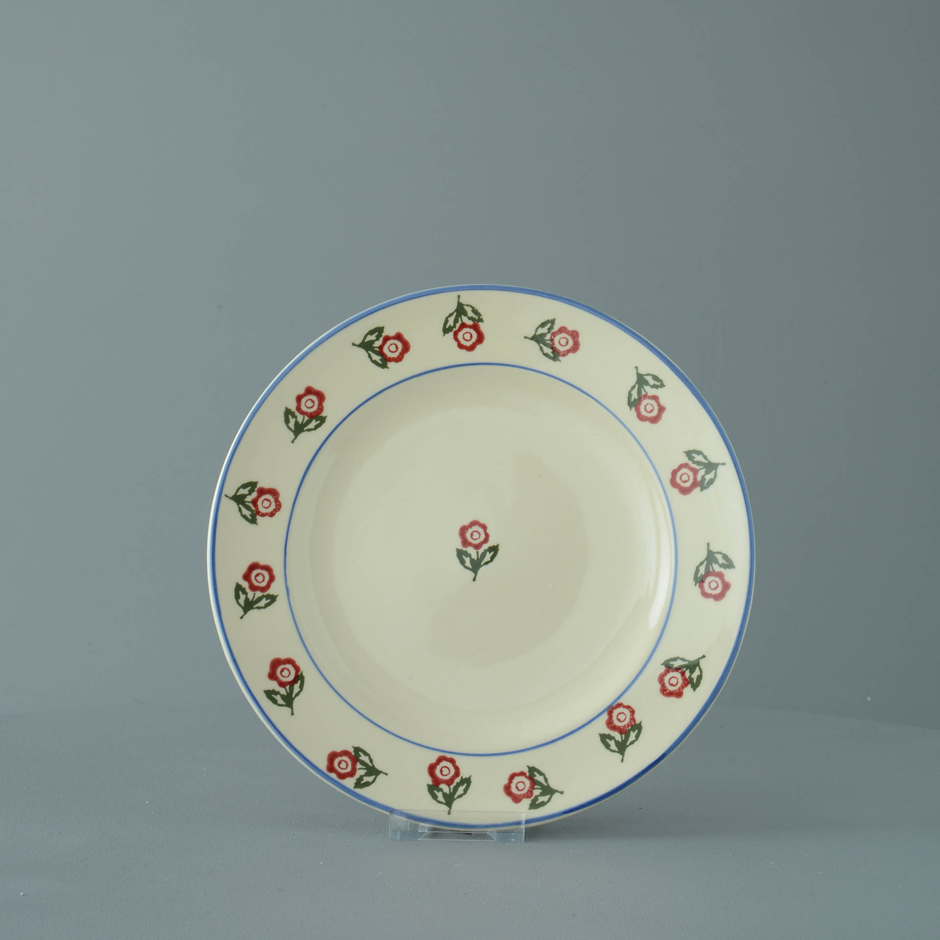 Scattered Rose Plate - Dessert Size