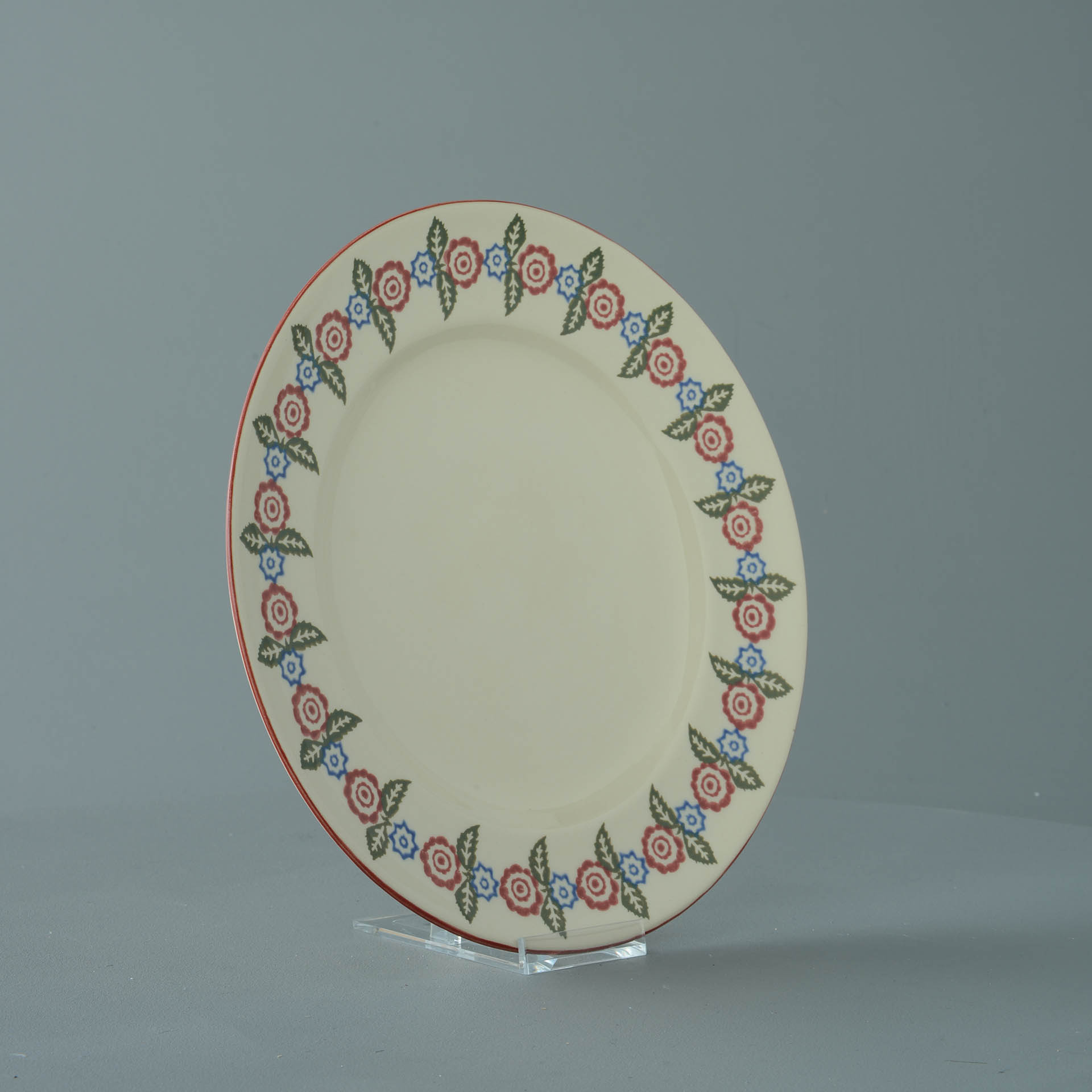 Victorian Floral Plate - Dinner Size