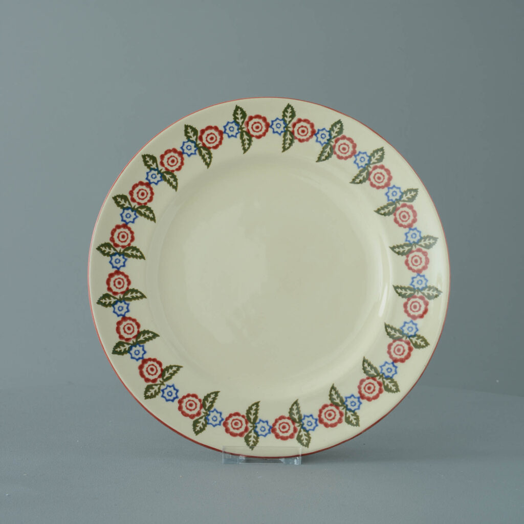 Victorian Floral Plate - Dinner Size