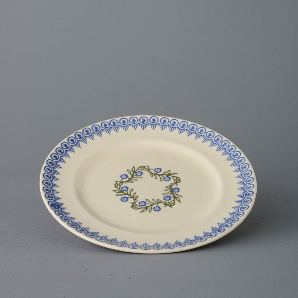 Floral Garland Plate - Dinner Size
