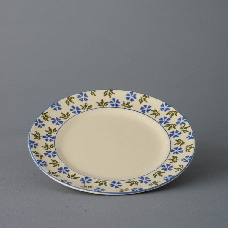 Geranium Plate – Dinner Size
