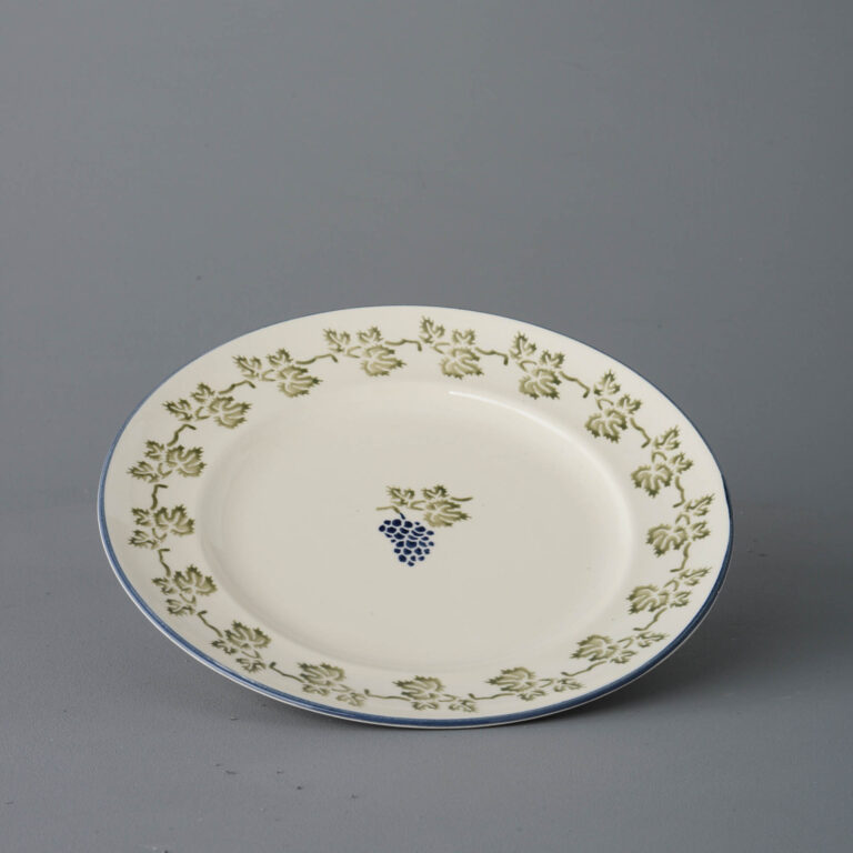 Grapes And Vine Plate – Dinner Size