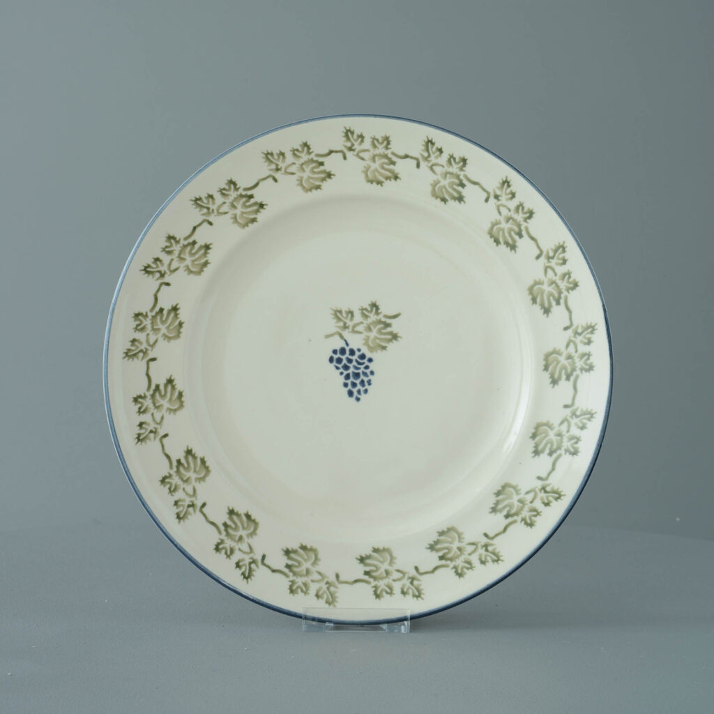 Grapes And Vine Plate - Dinner Size