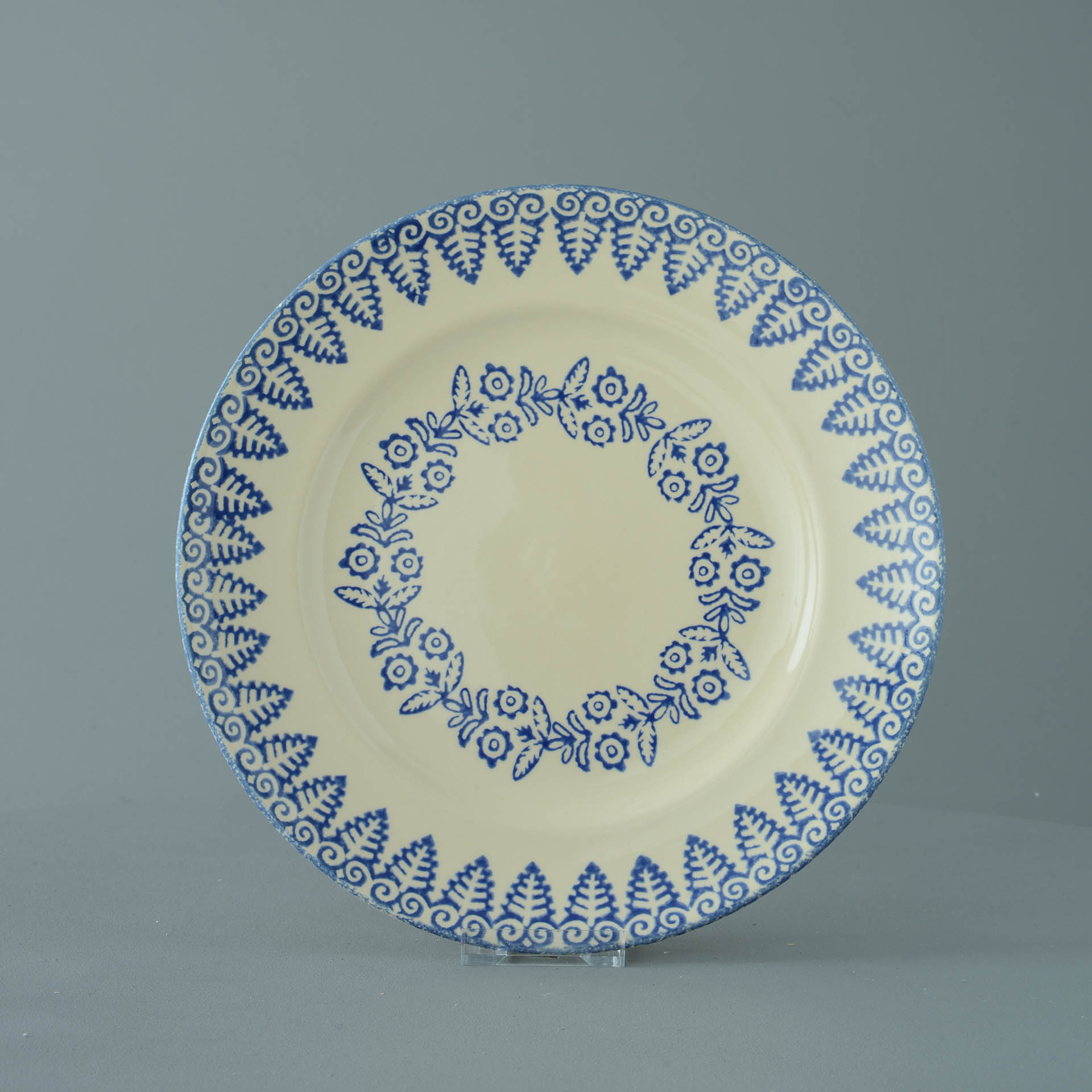Lacey Blue Plate - Dinner Size