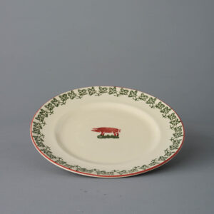 Pink Pig Plate - Dinner Size