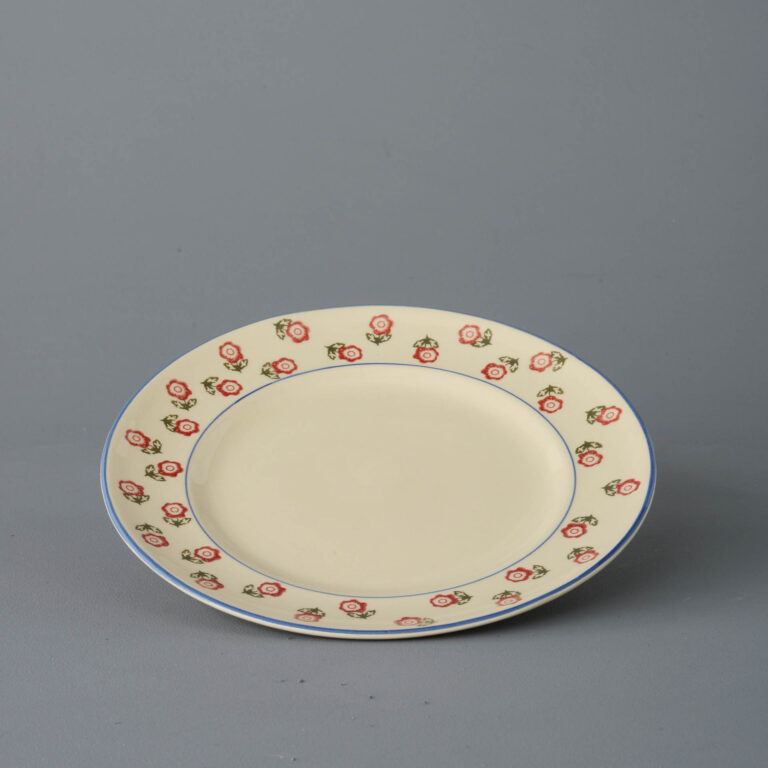 Scattered Rose Plate – Dinner Size