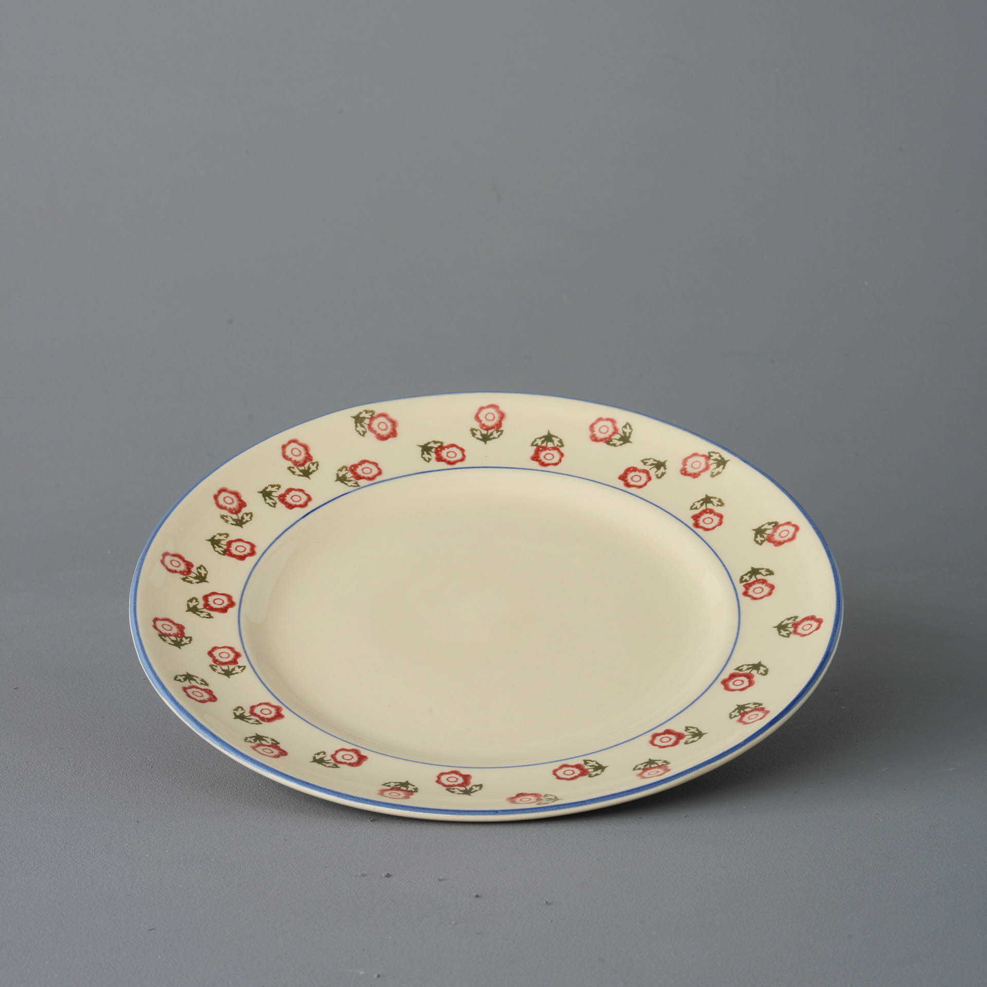 Scattered Rose Plate - Dinner Size