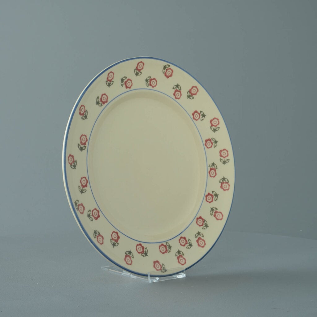 Scattered Rose Plate - Dinner Size