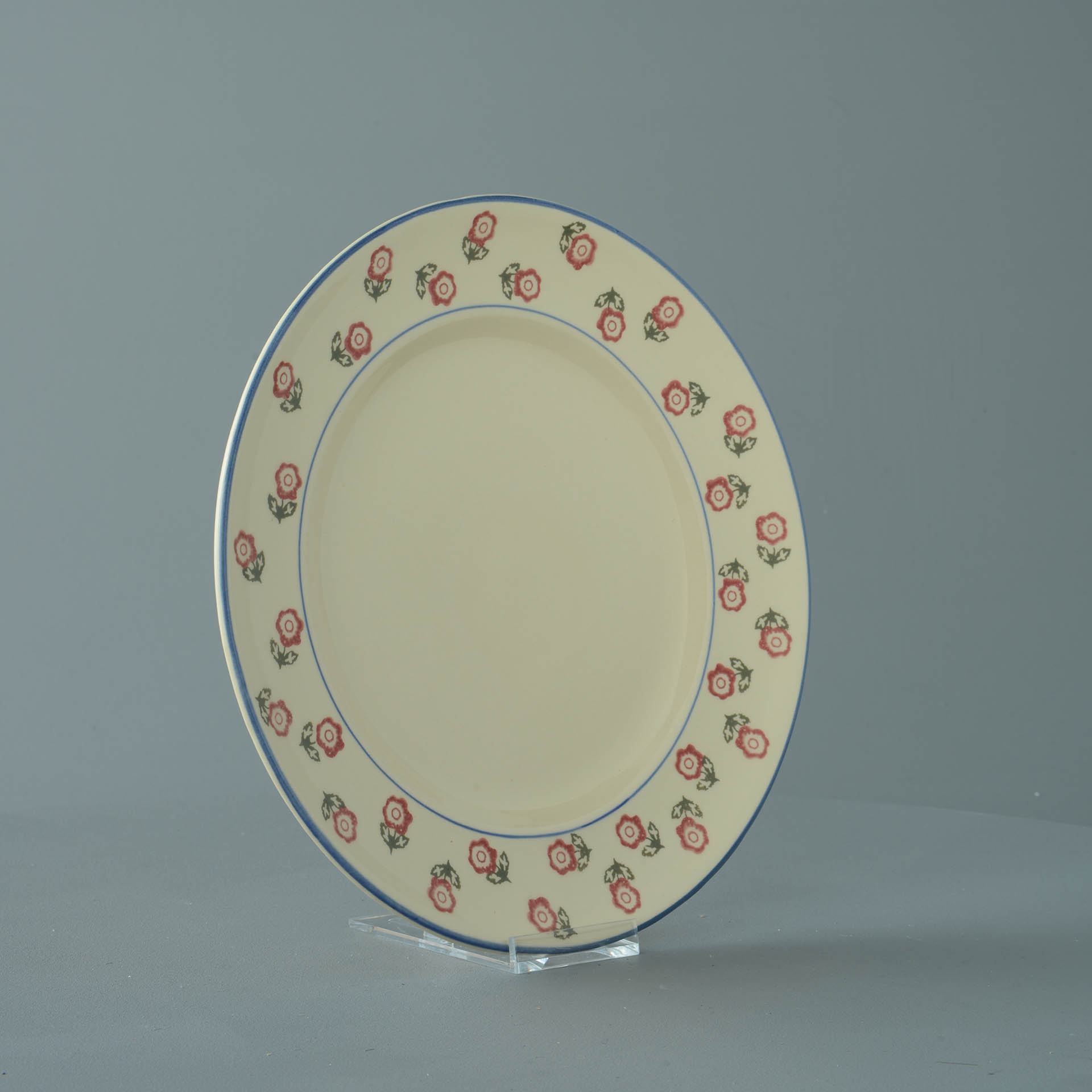 Scattered Rose Plate - Dinner Size