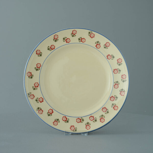 Scattered Rose Plate - Dinner Size