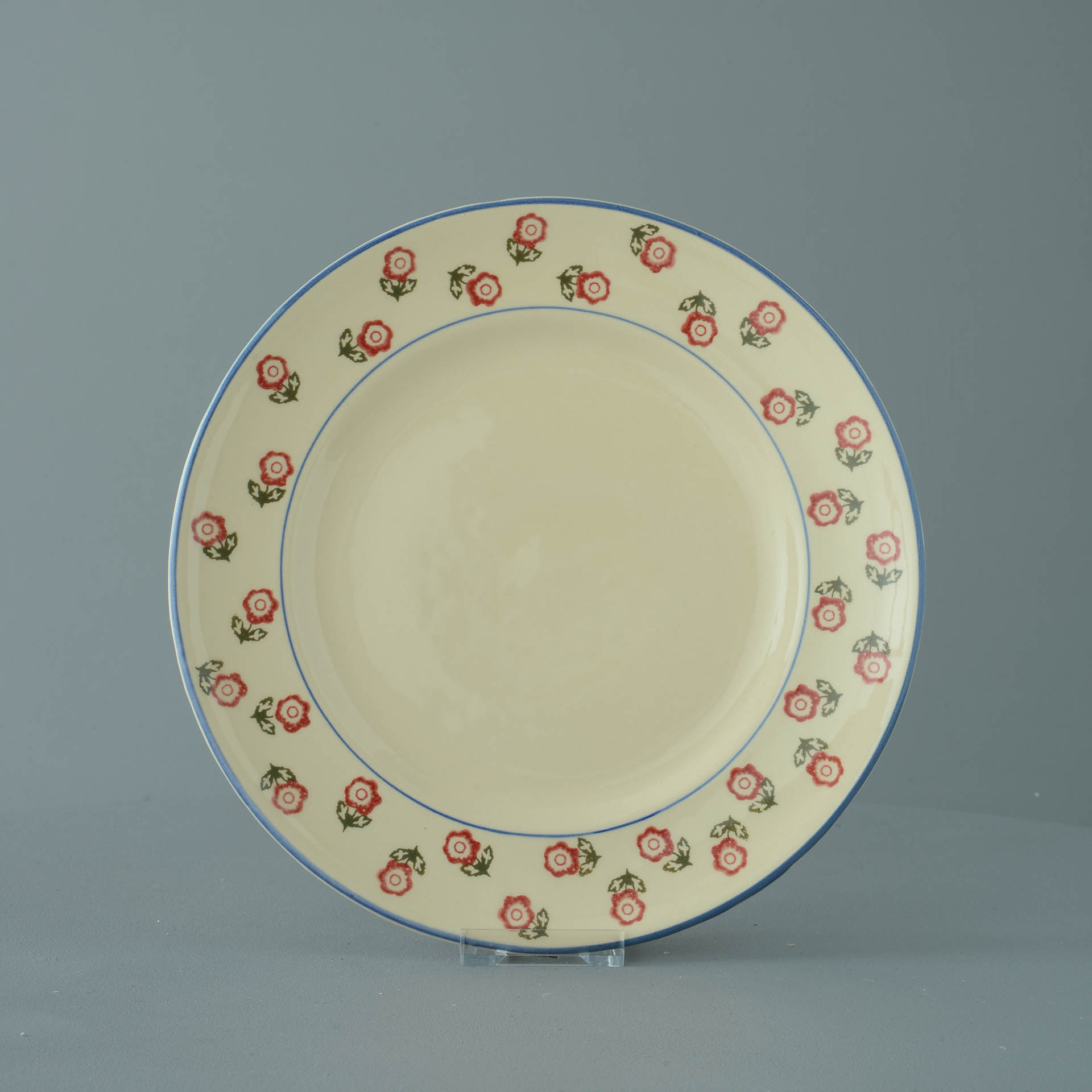 Scattered Rose Plate - Dinner Size