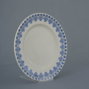 Deco Odeon Blue Dufort plate - Dinner Size
