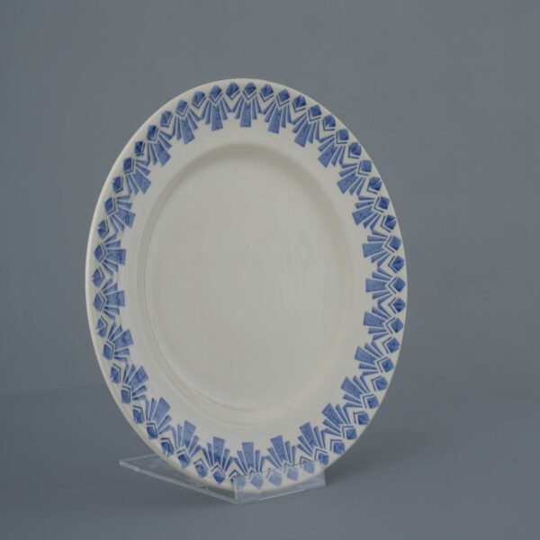 Deco Odeon Blue Dufort plate - Dinner Size