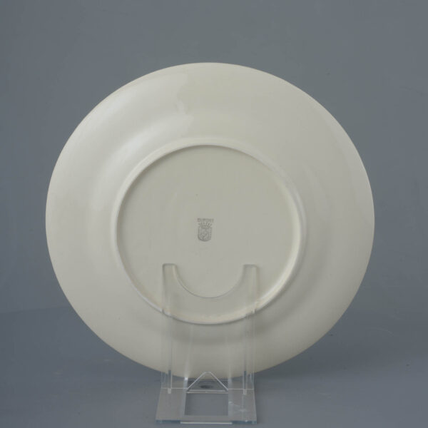 Deco Odeon Blue Dufort plate - Dinner Size