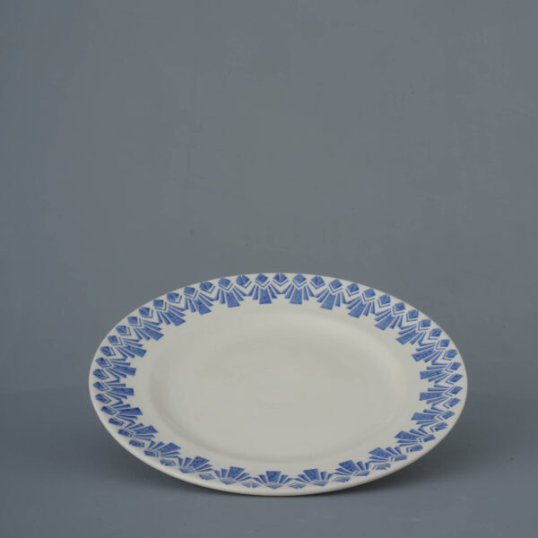 Deco Odeon Blue Dufort plate - Dinner Size