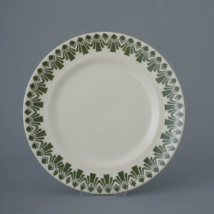 Deco Odeon Green Dufort plate - Dinner Size