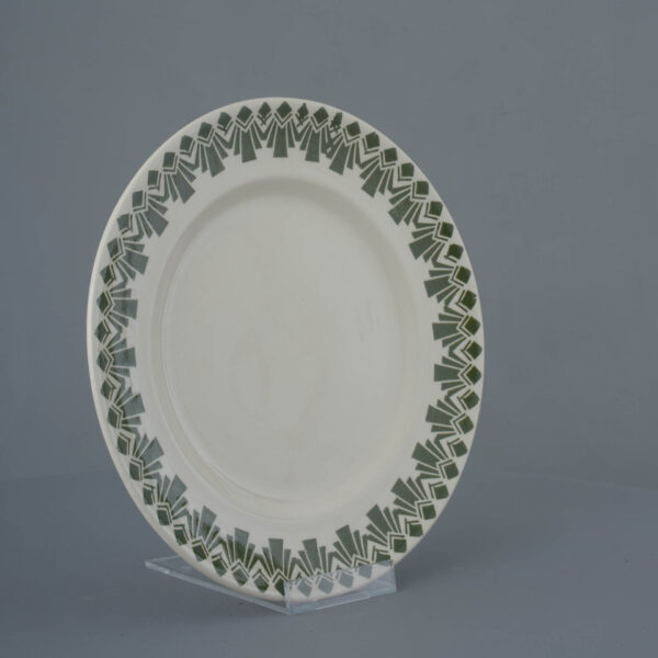 Deco Odeon Green Dufort plate - Dinner Size