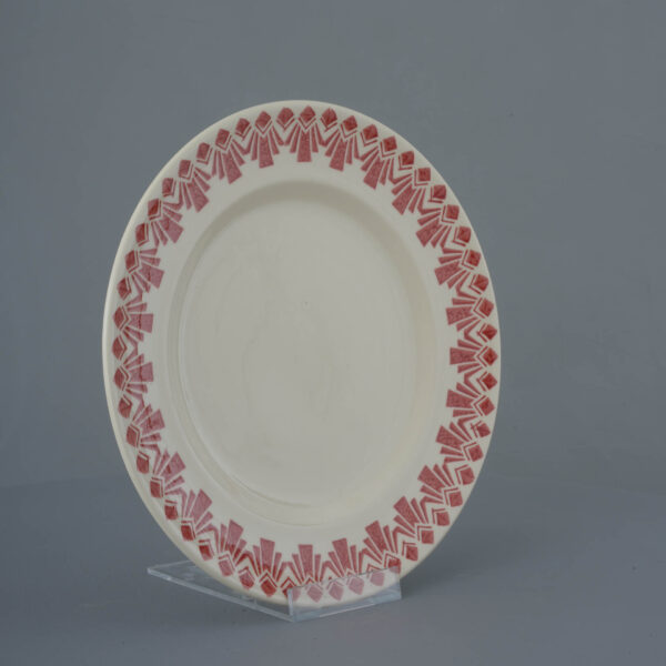 Deco Odeon Red Dufort plate - Dinner Size