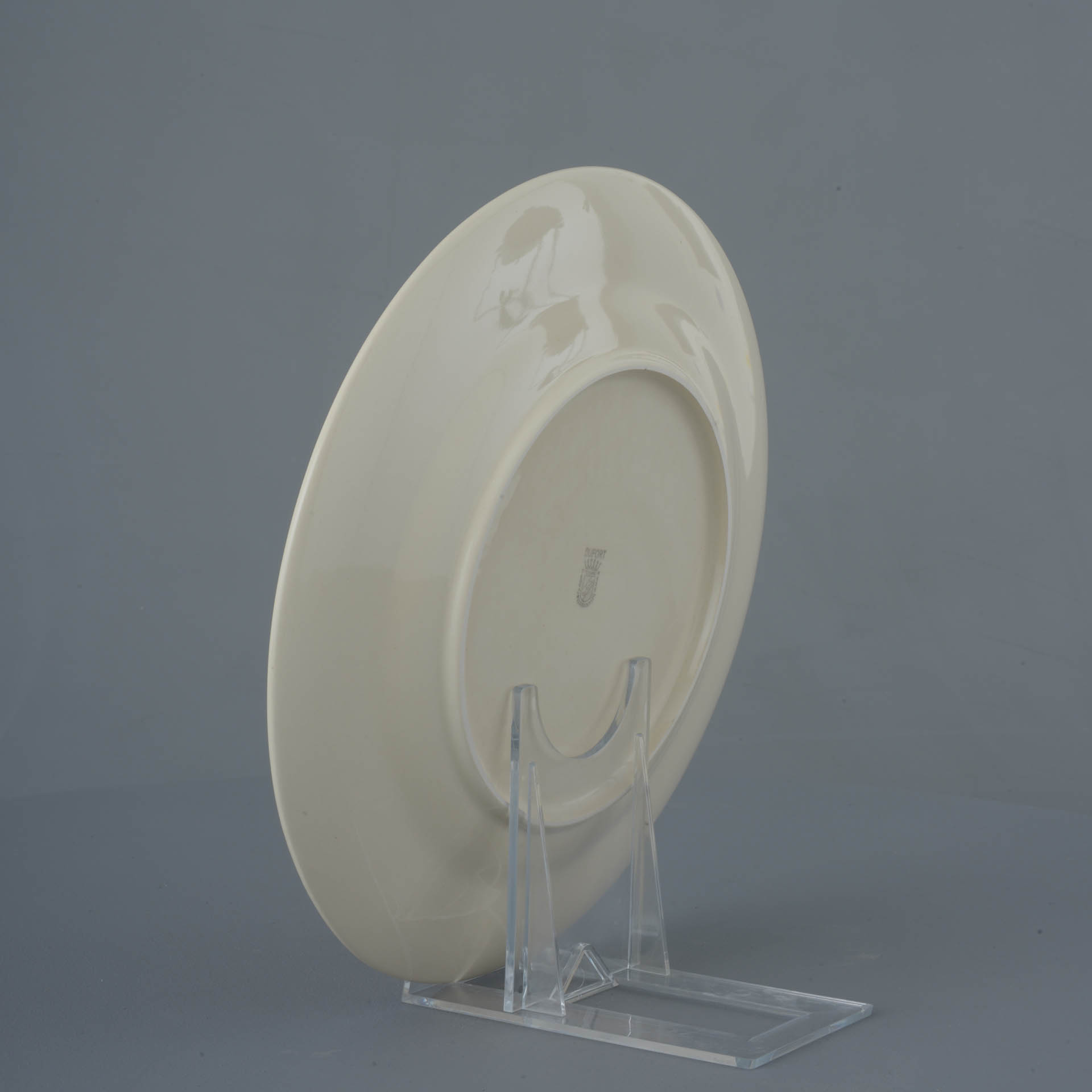 Deco Odeon Red Dufort plate - Dinner Size