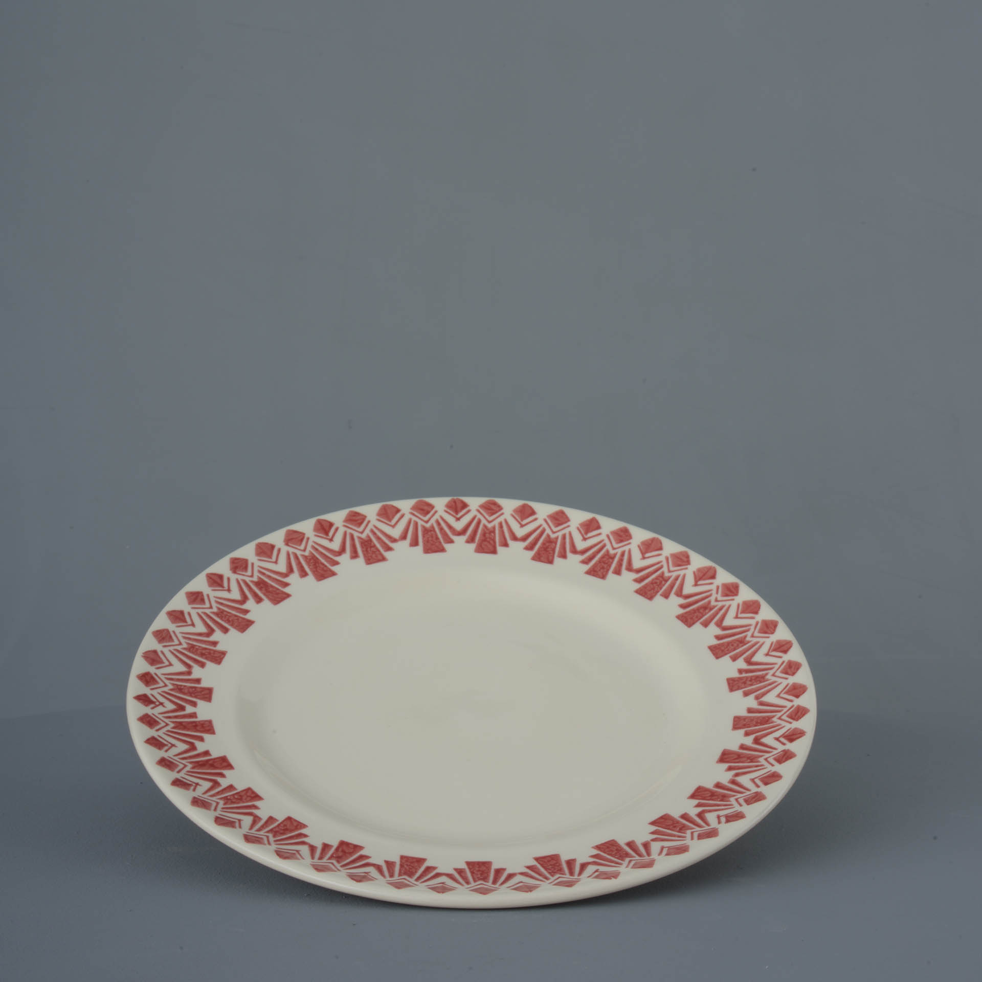 Deco Odeon Red Dufort plate - Dinner Size