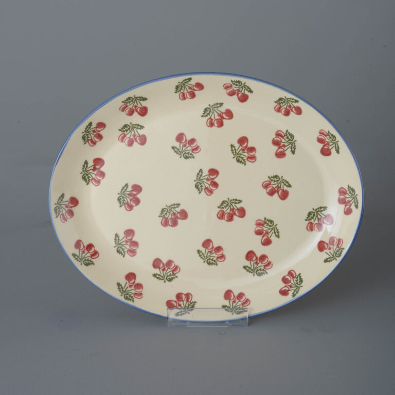 Cherry Oval Plate – Large