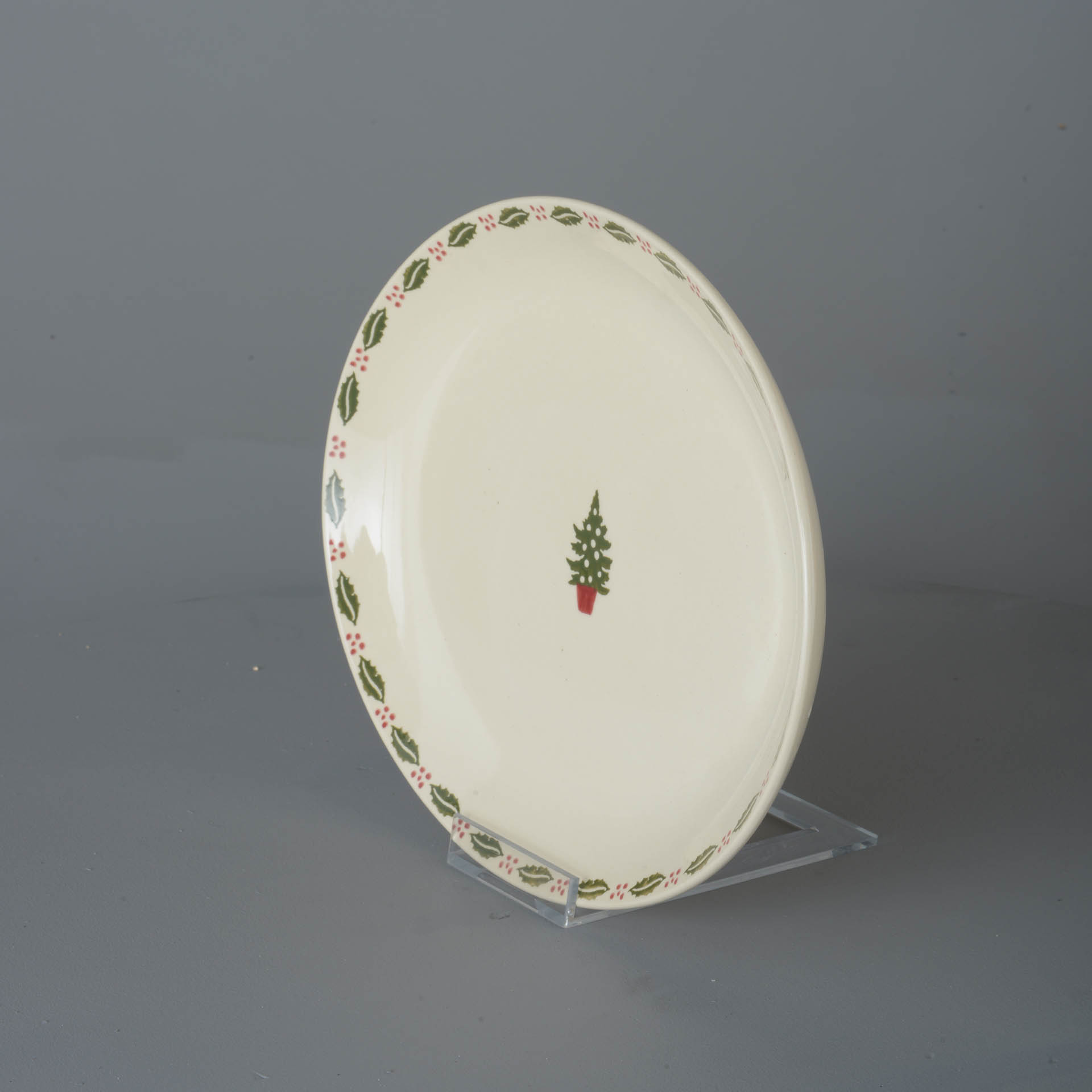 Christmas Tree Oval Plate - Large