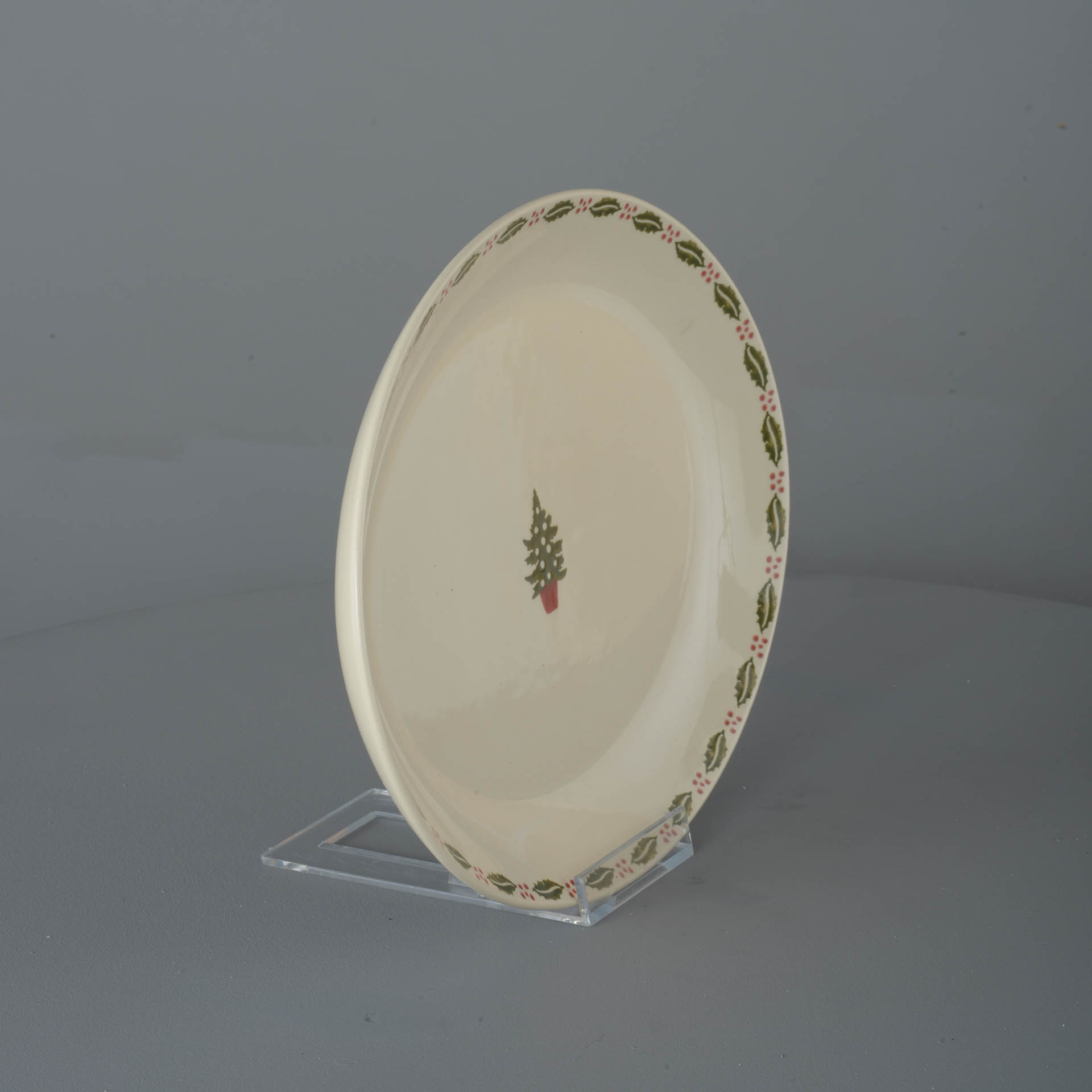 Christmas Tree Oval Plate - Large