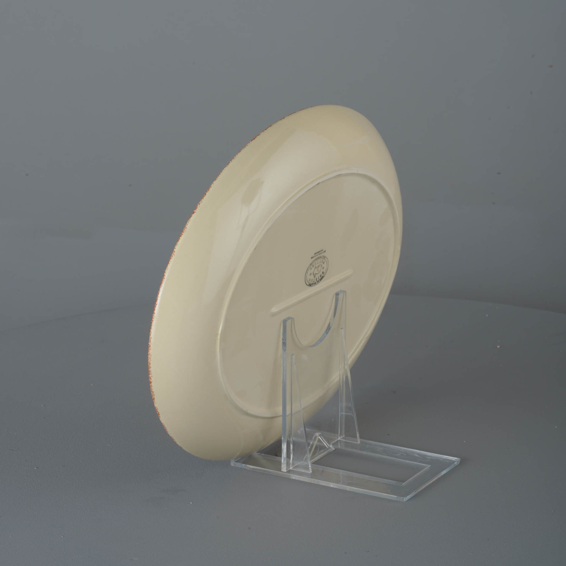 Cock & Hen Oval Plate - Large