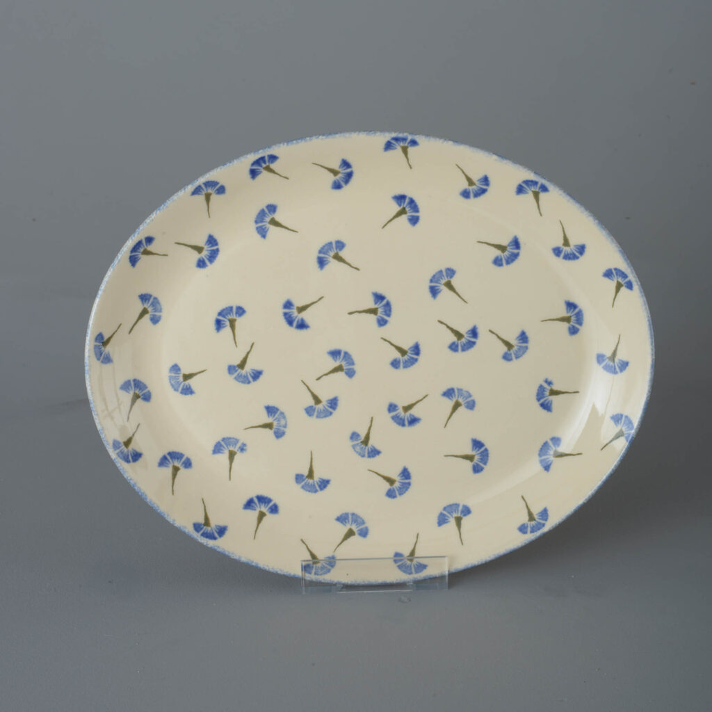 Cornflower Oval Plate - Large