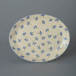 Cornflower Oval Plate - Large