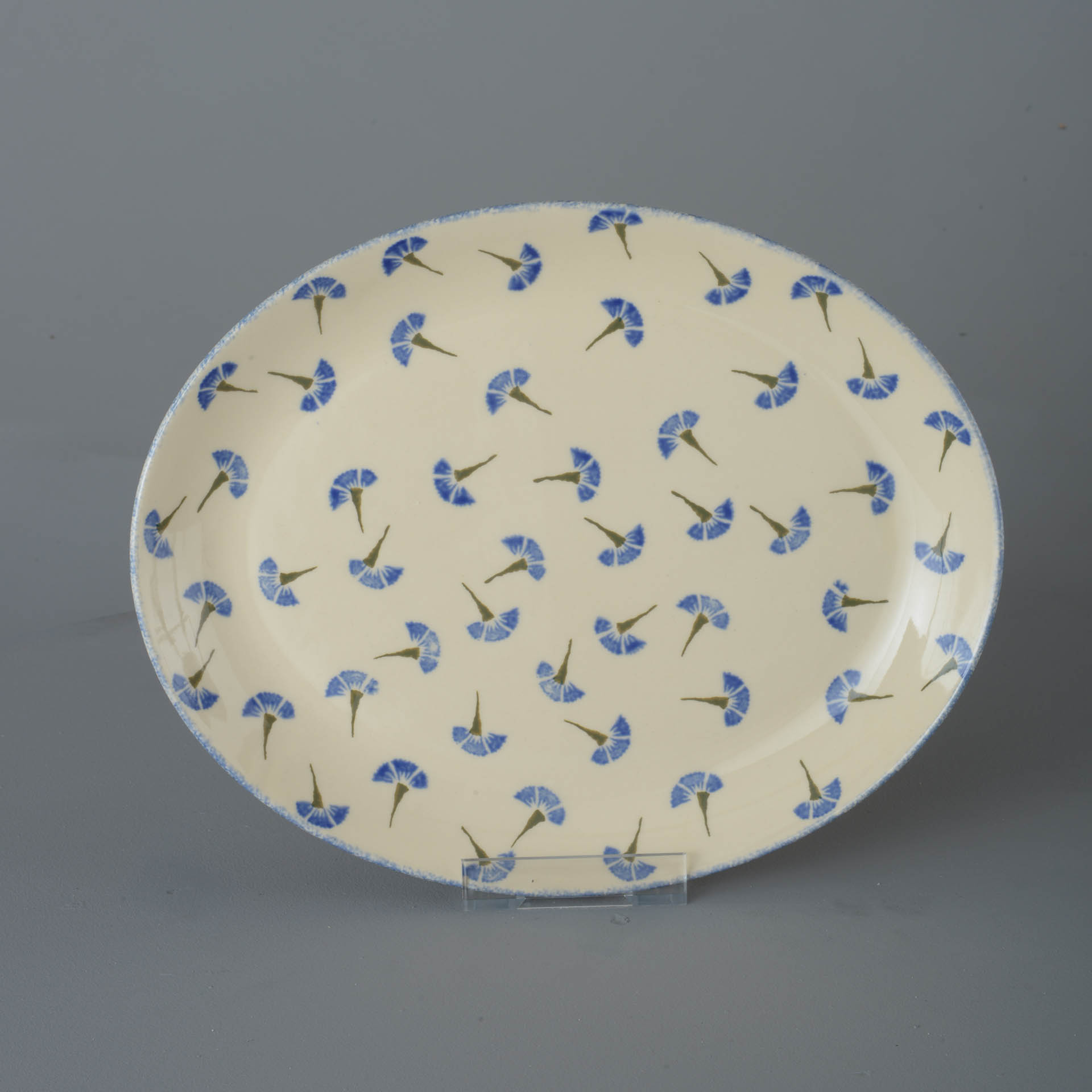 Cornflower Oval Plate - Large