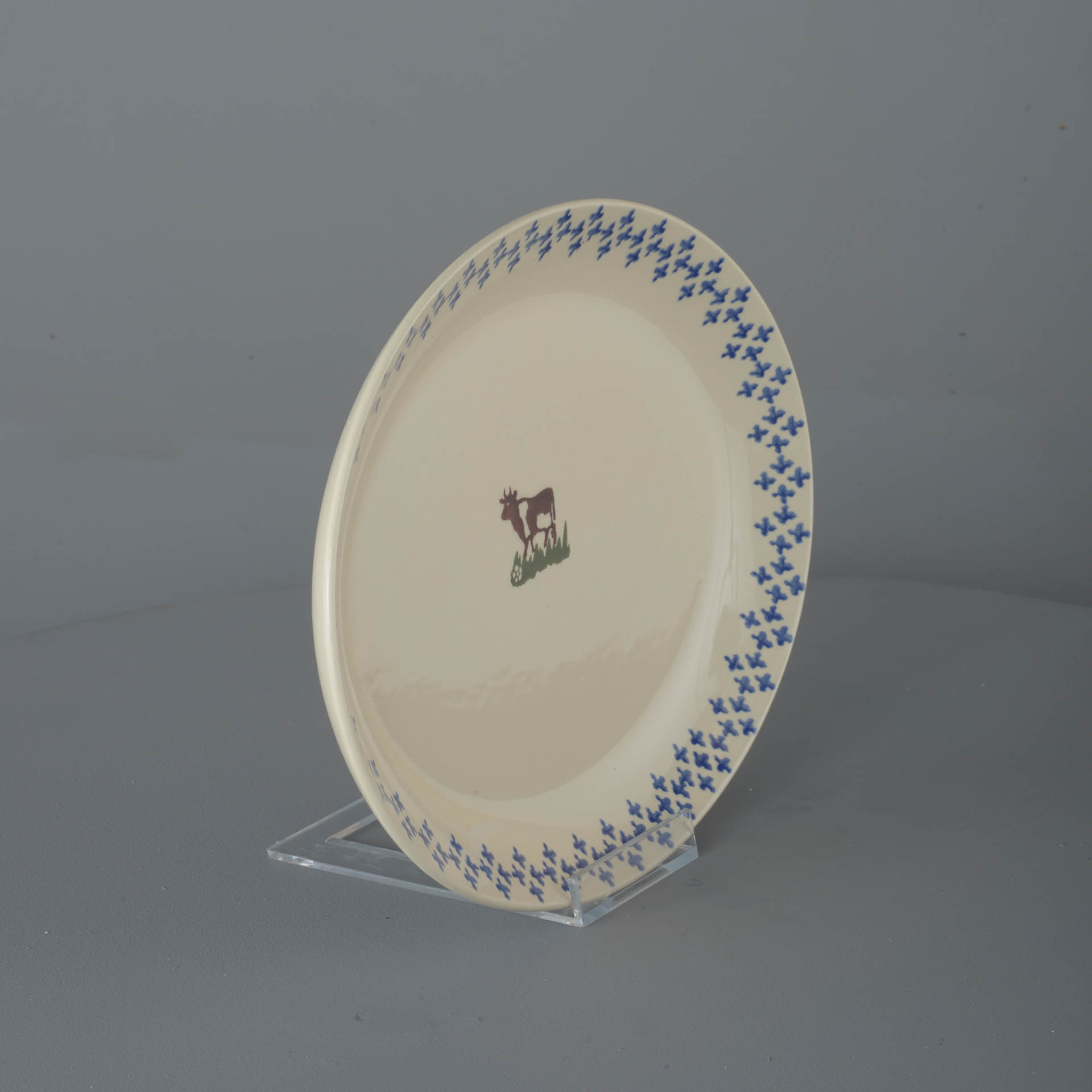Cow Oval Plate - Large