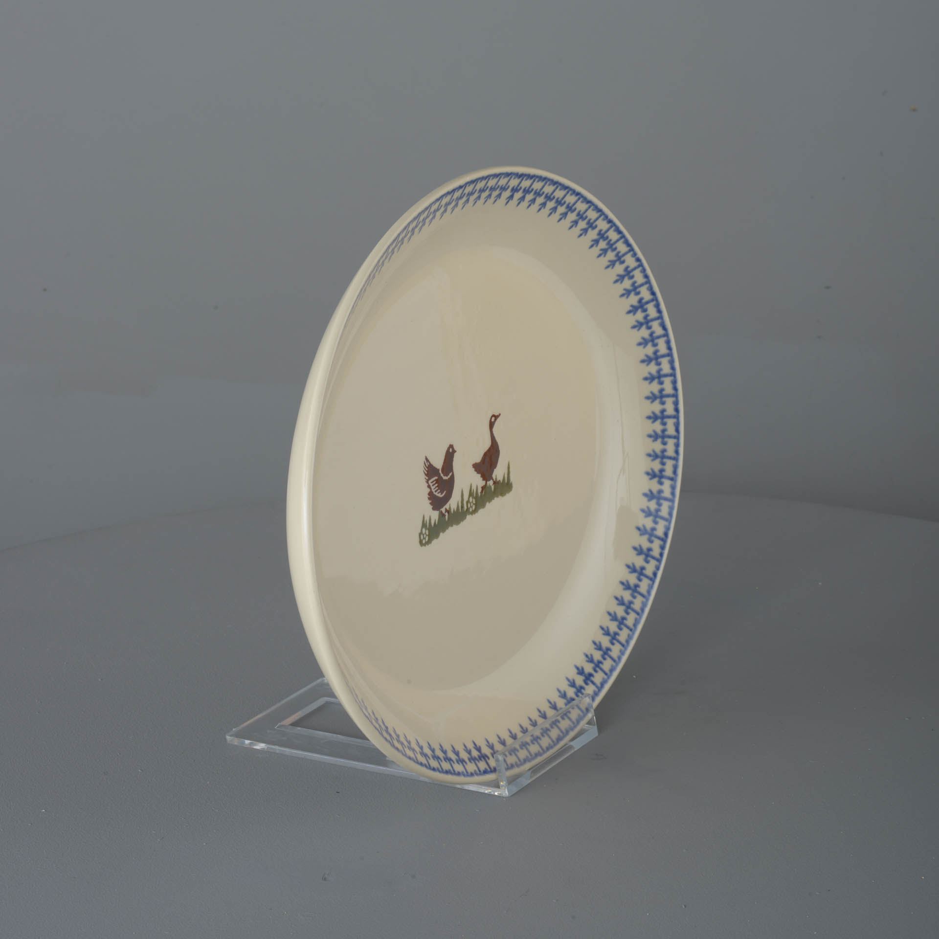Farm Animal Oval Plate - Large