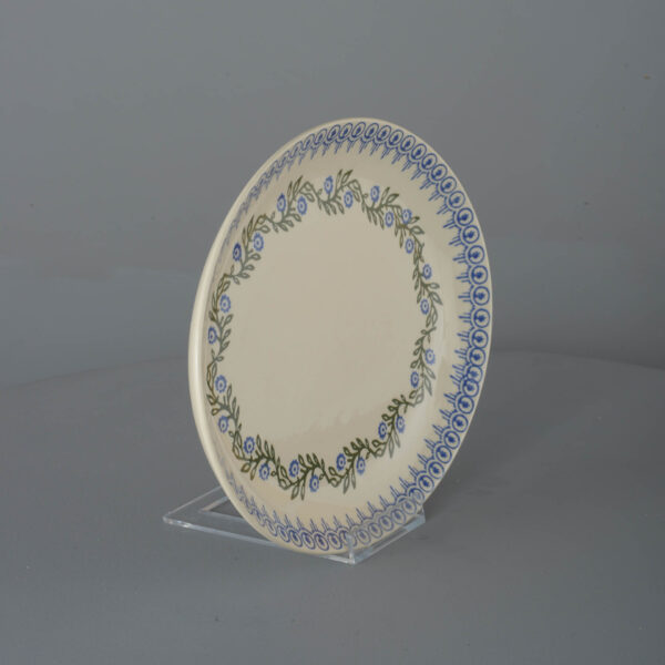 Floral Garland Oval Plate - Large