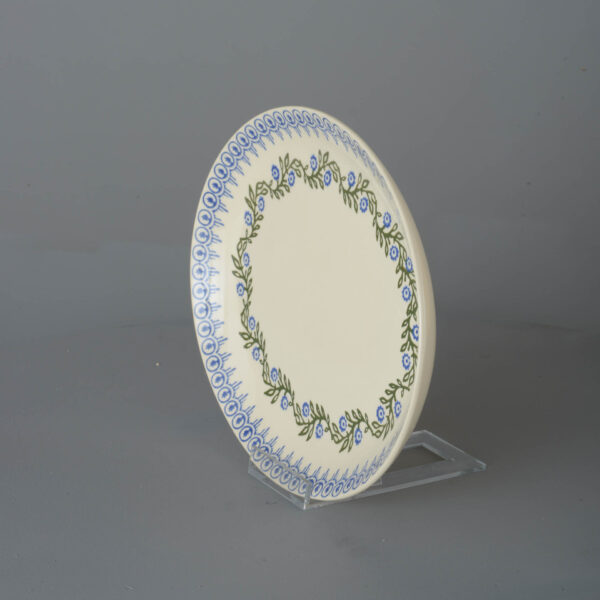 Floral Garland Oval Plate - Large