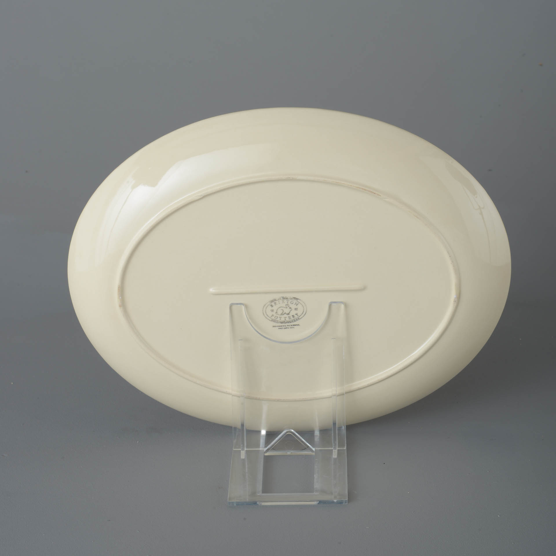 Floral Garland Oval Plate - Large
