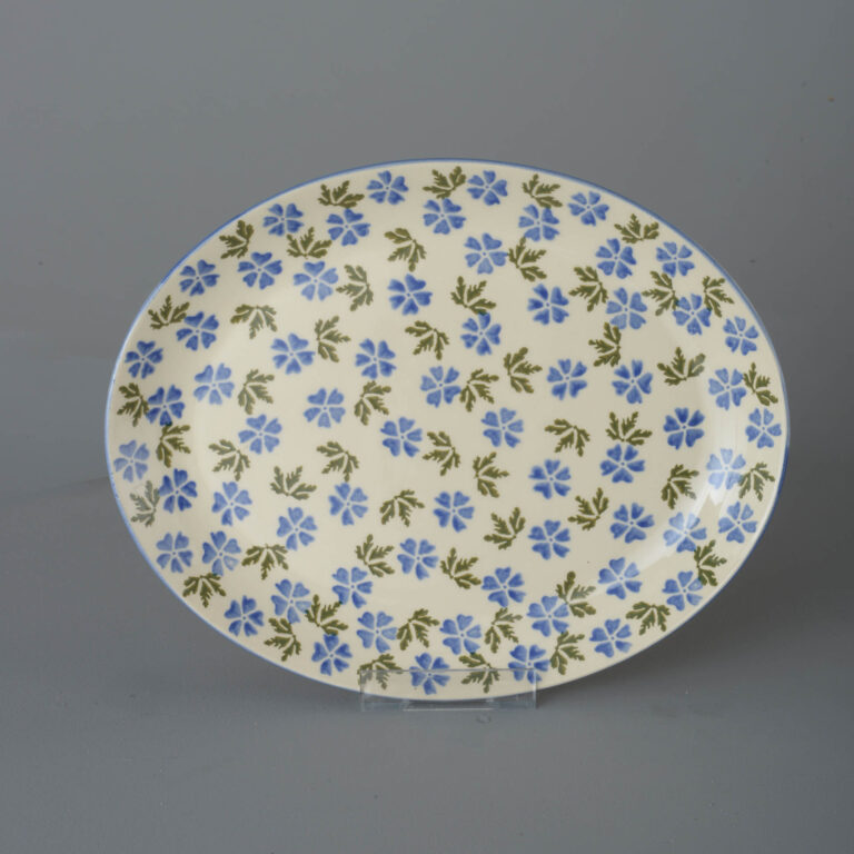 Geranium Oval Plate – Large