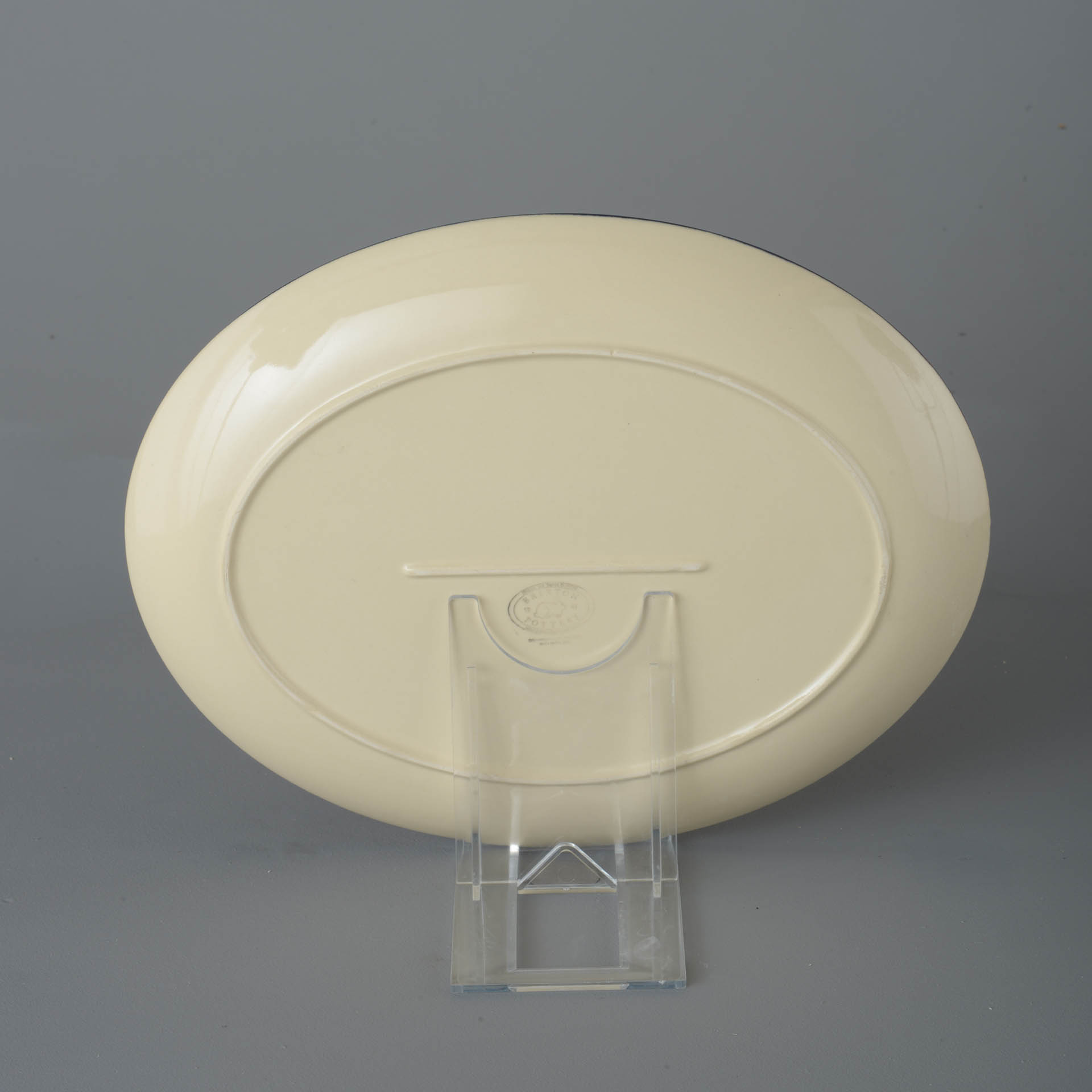 Grapes And Vine Oval Plate - Large
