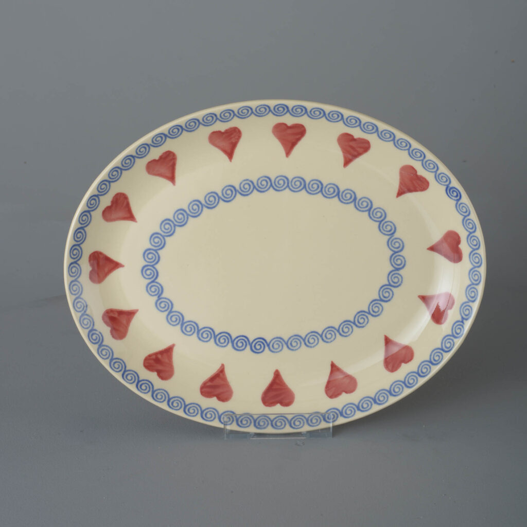 Heart Oval Plate - Large